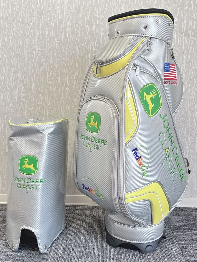 美品❗️JOHNDEERE/9.5型 3点式 PGA TOUR キャディバッグ