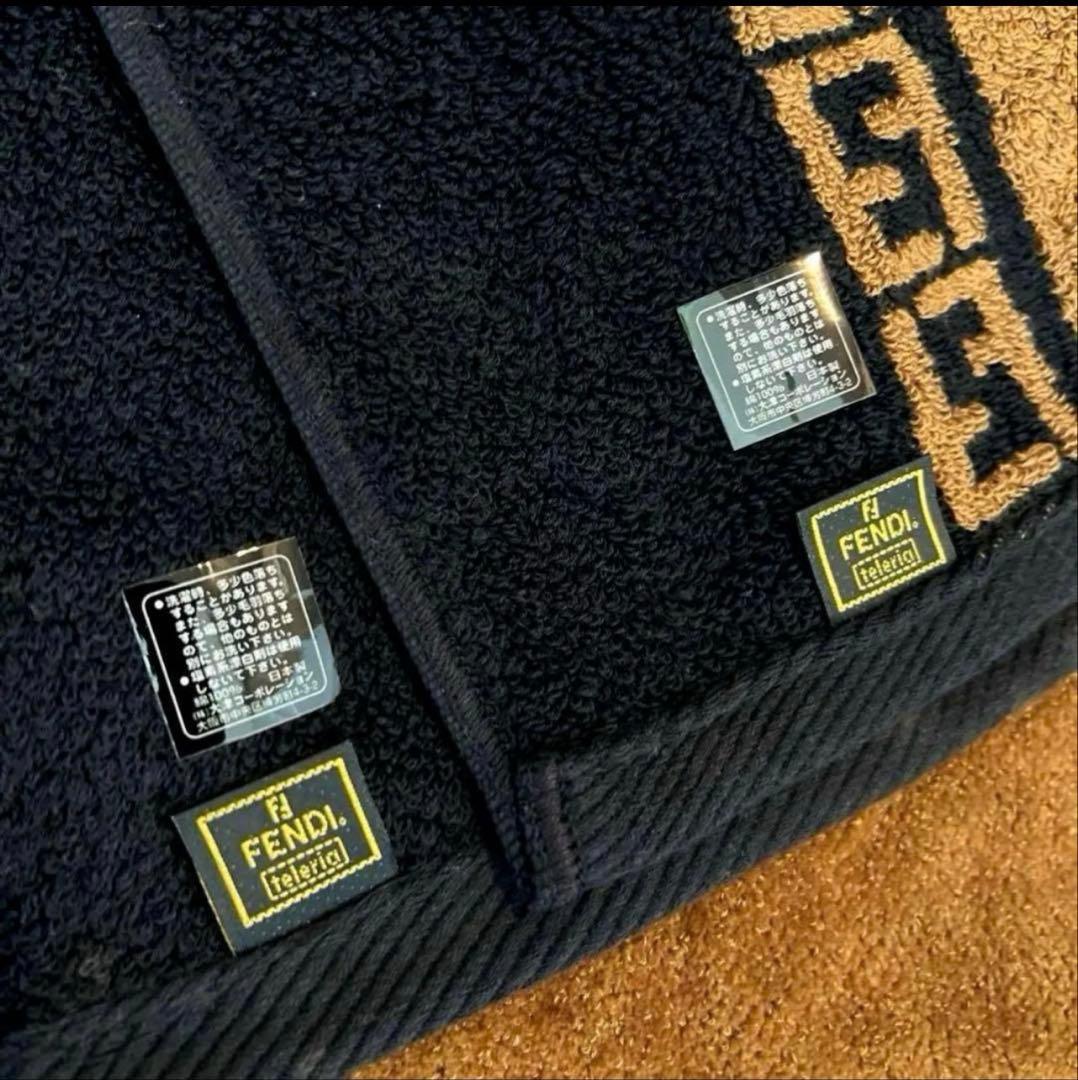 【未使用】 FENDI フェンディ 大判バスタオル　２点セット