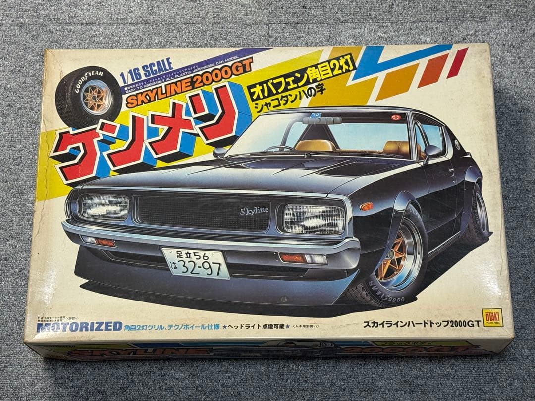 激レア オオタキ 1/16 スカイライン ケンメリ オバフェン 角目2灯 テクノ