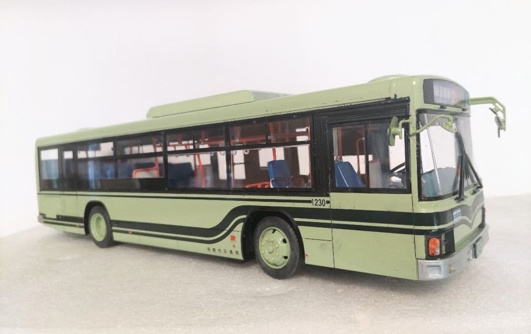 1/32 京都市交通局バス(いすゞエルガ)素人組立品