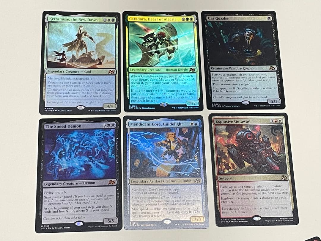 MTG　英語版　霊気走破　レア、神話レアfoil 6枚セット